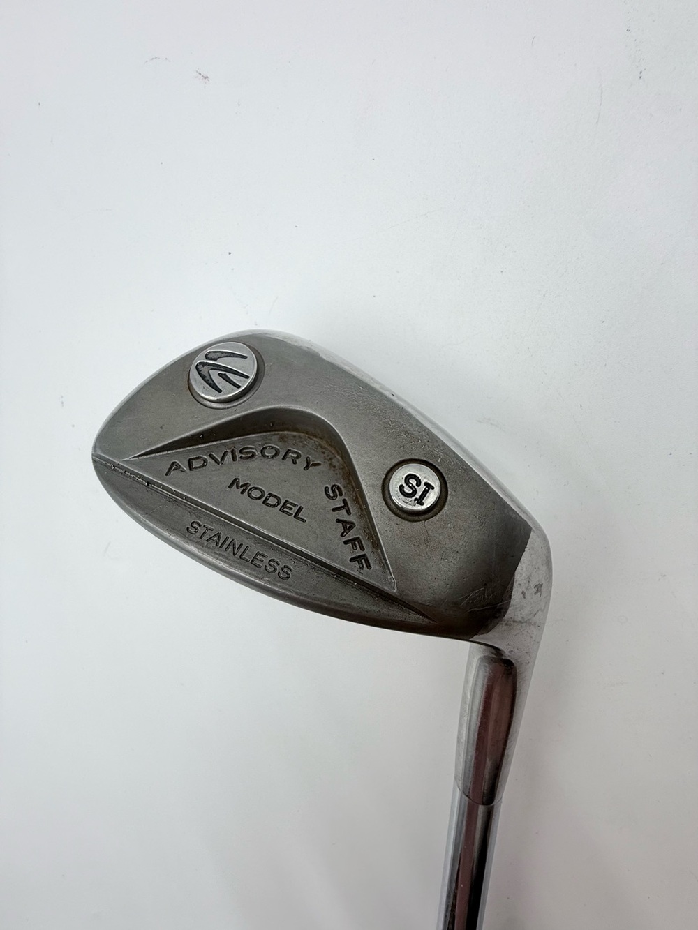 Wilson Advisory Staff SI Sand Wedge Fulcrum Steel Stiff Flex RH ~ Vintage!!